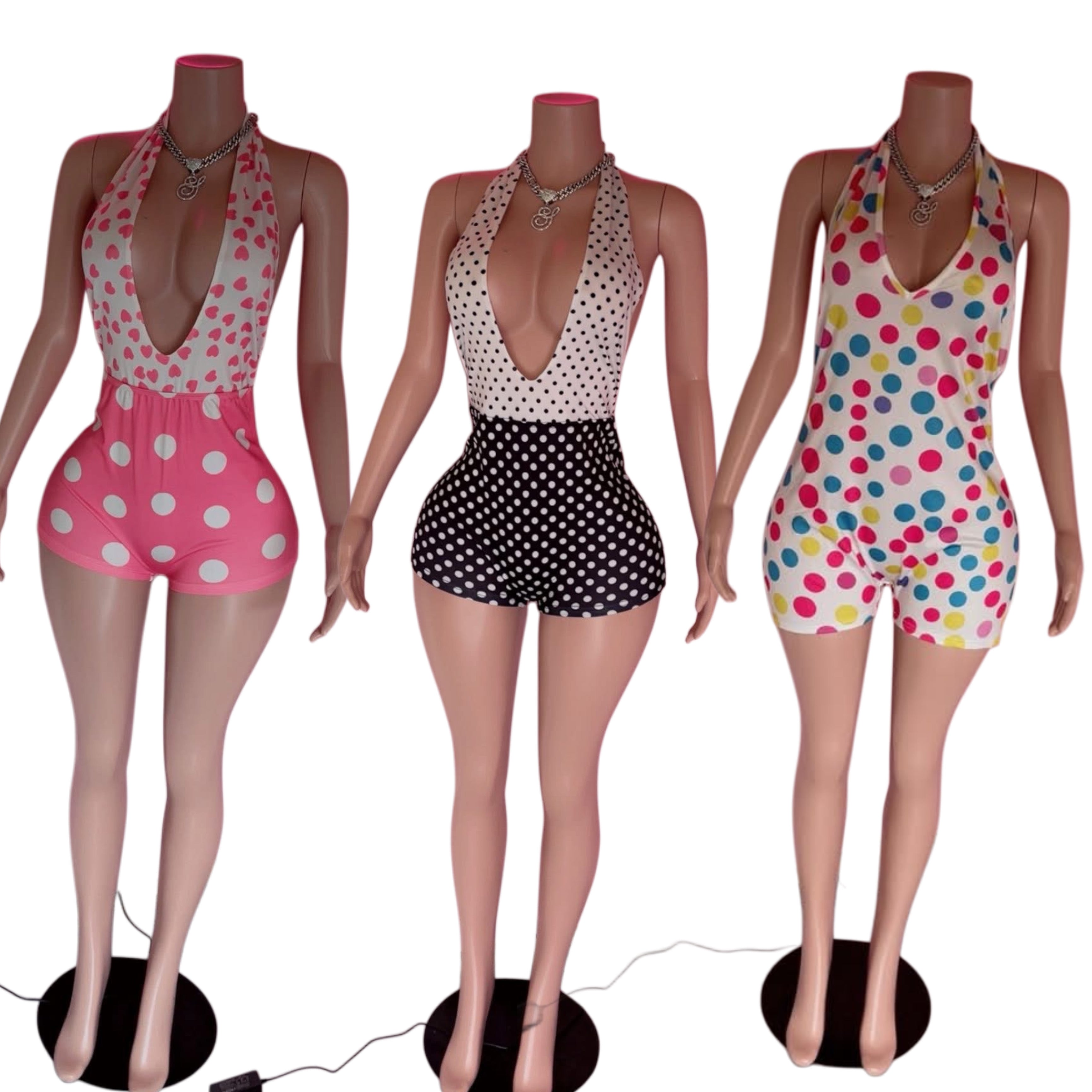 Polka Dot Rompers