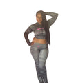 Camouflage Body Leggings Set