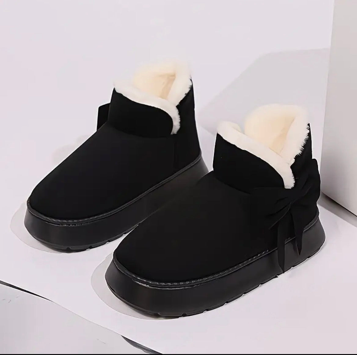 Bow Boot Slippers