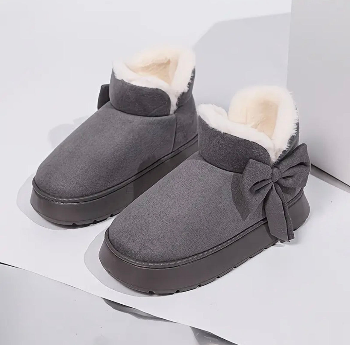 Bow Boot Slippers