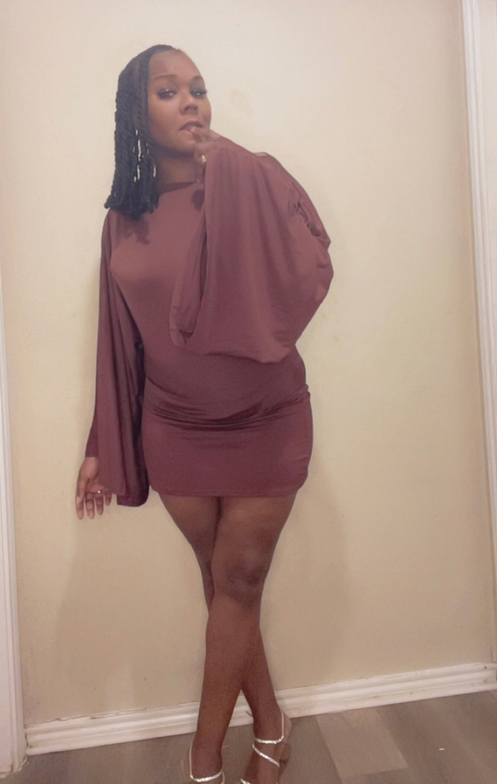 Fall Long Sleeve Mini Dress