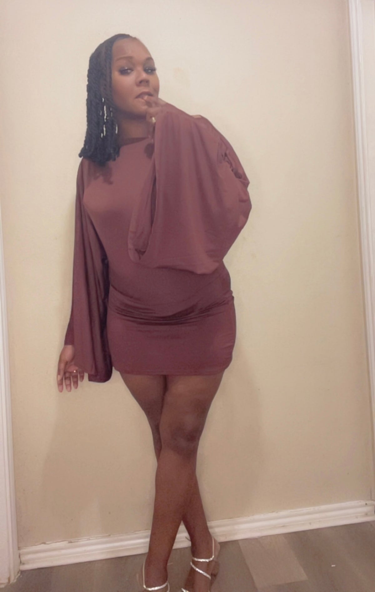 Fall Long Sleeve Mini Dress