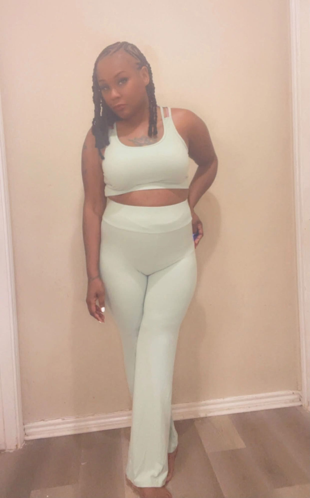 Flared Pants Vest Set