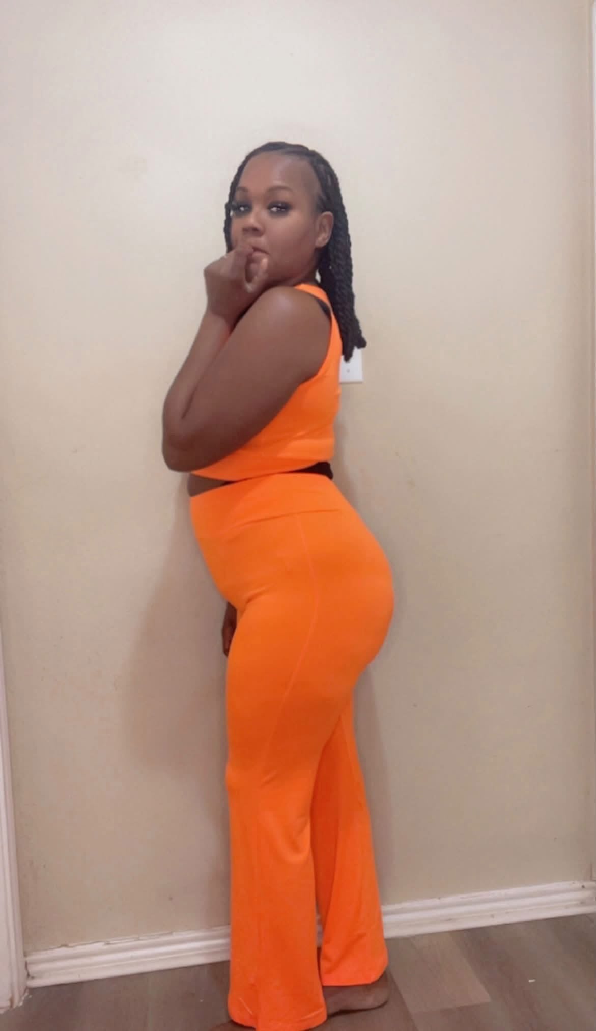 Flared Pants Vest Set