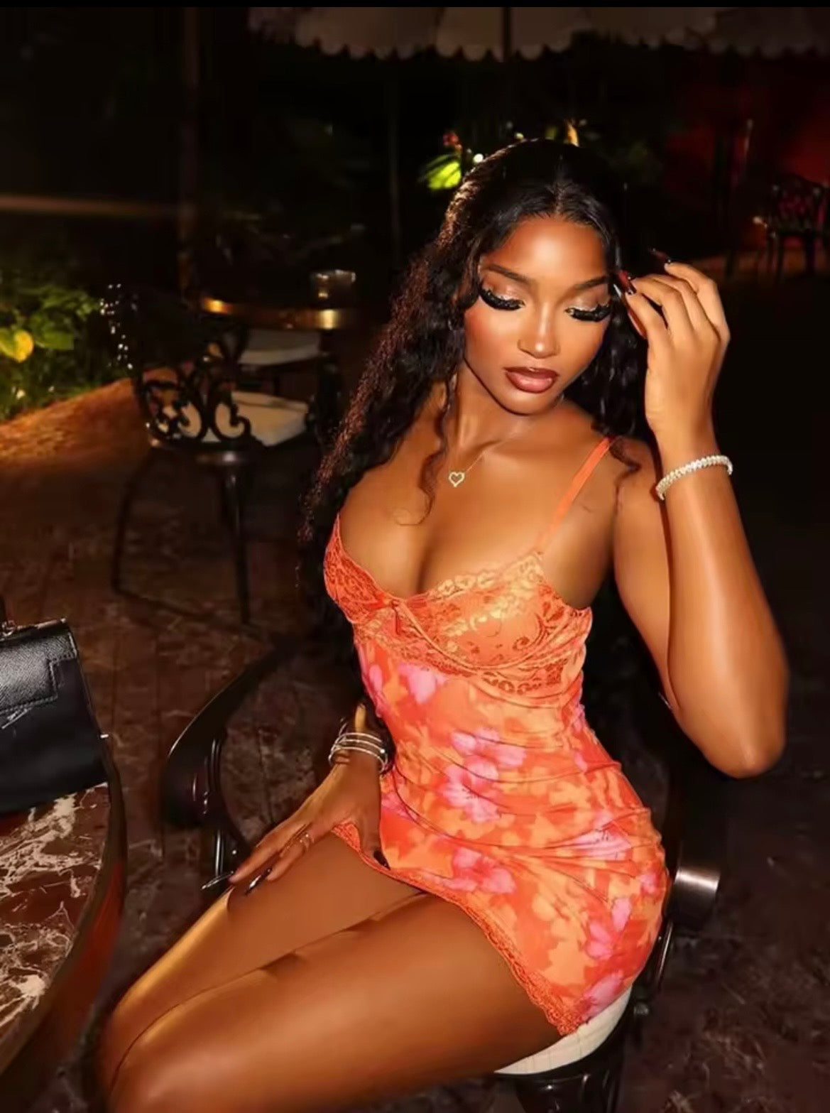 Summer Sexy Lace Midi Dress