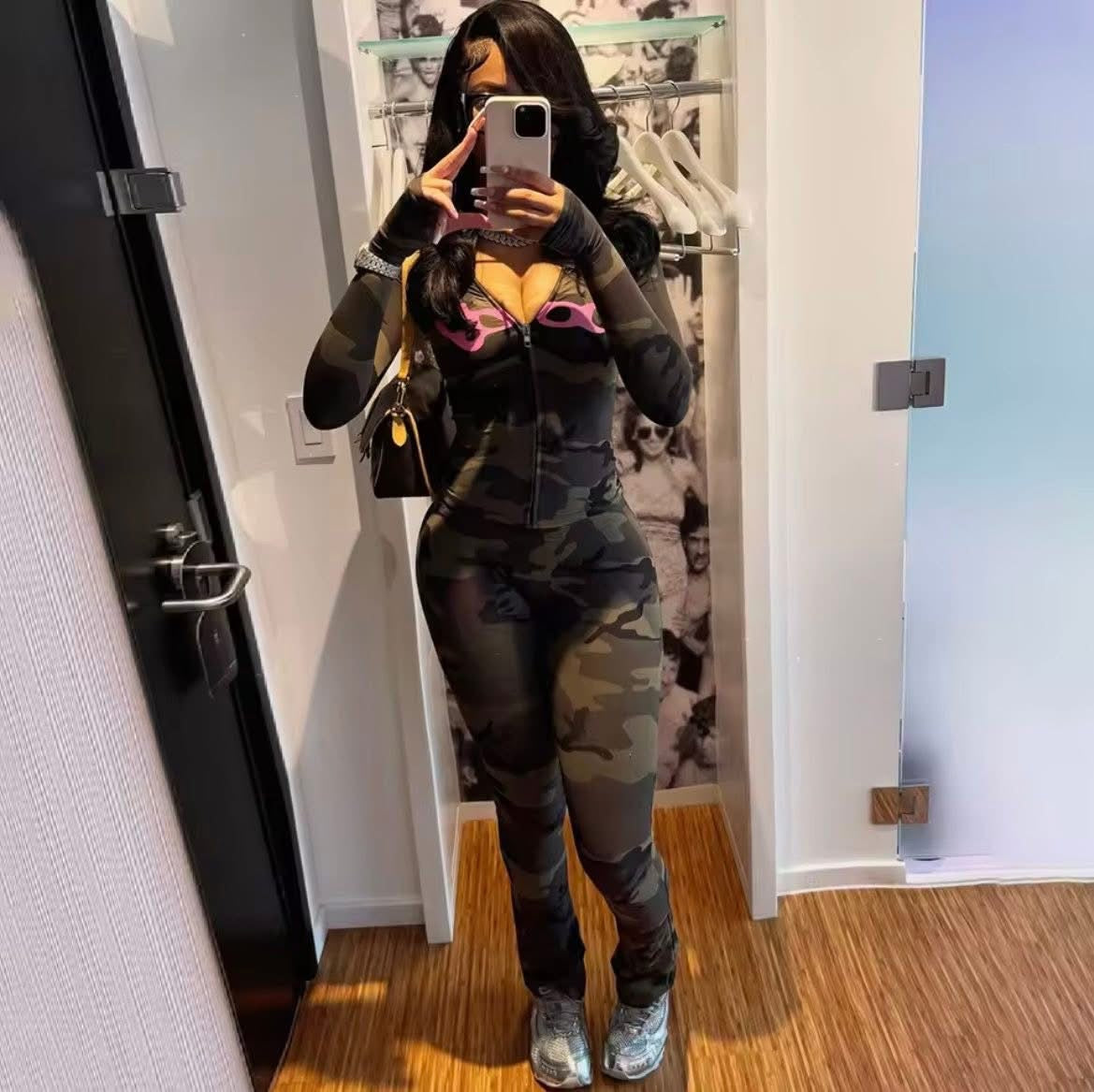 Camouflage Body Leggings Set