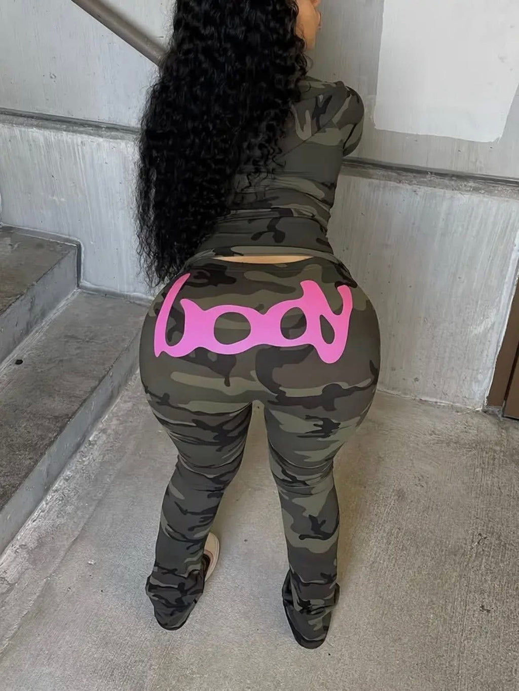 Camouflage Body Leggings Set