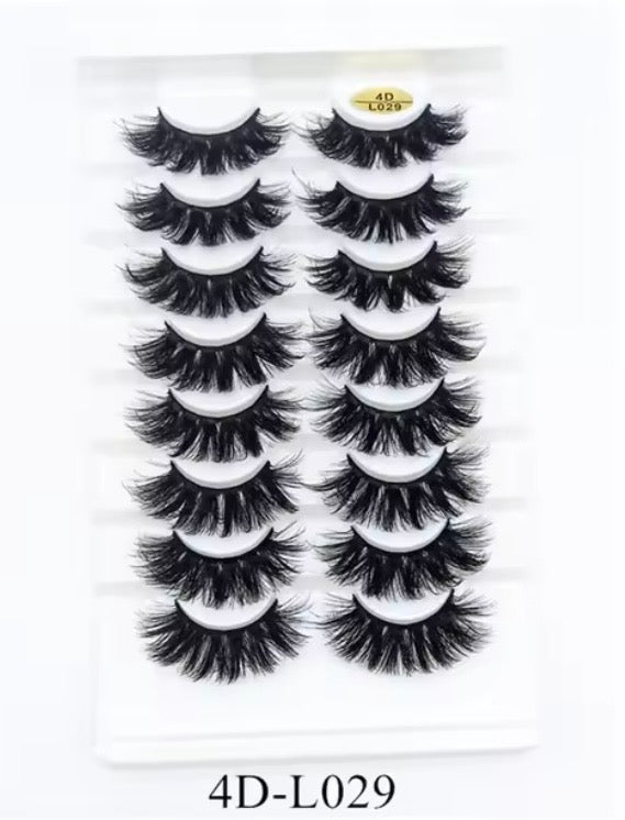 Mink Lashes 8 Pairs (Medium)
