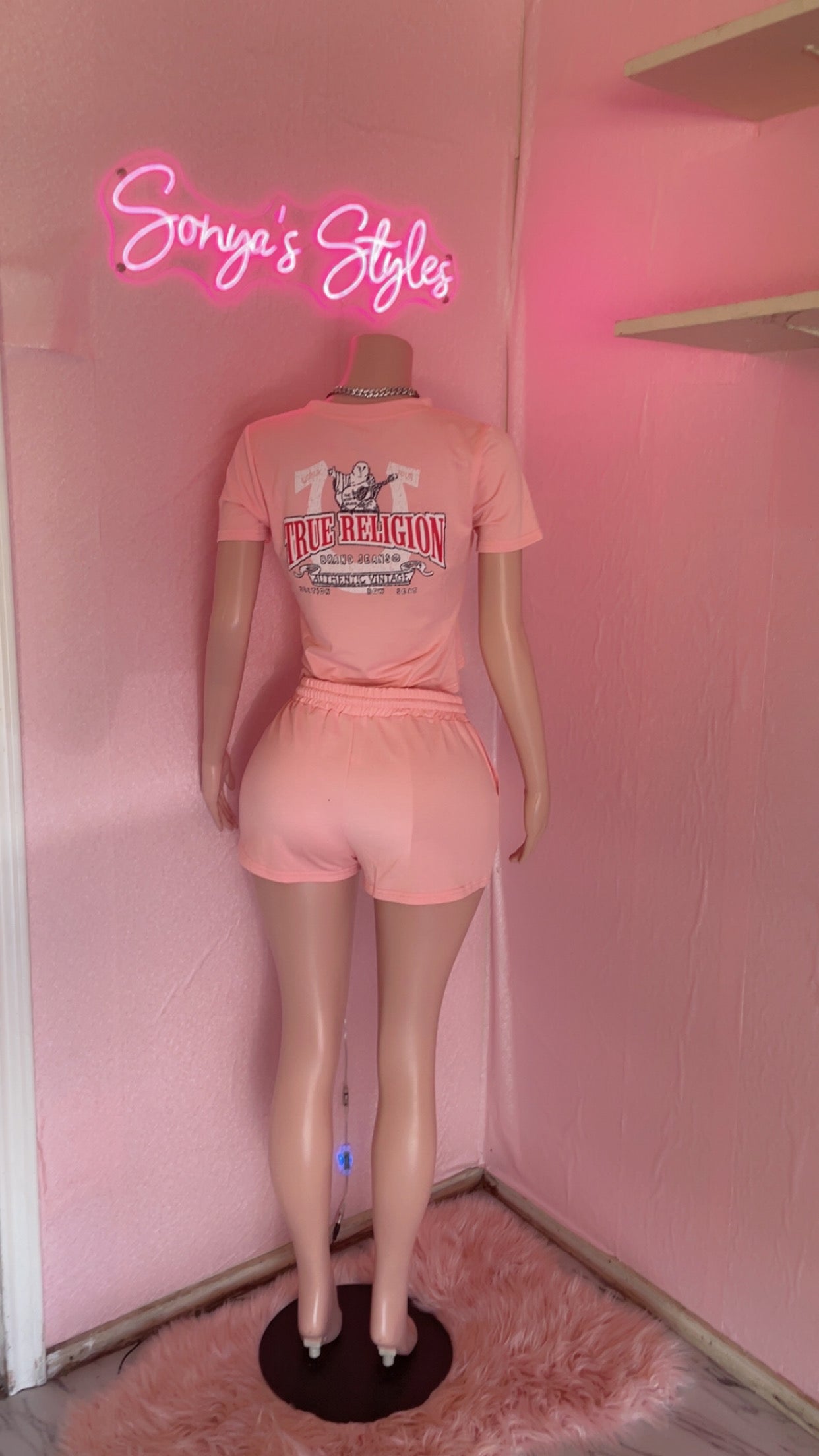 True Religion Inspired Short Sets