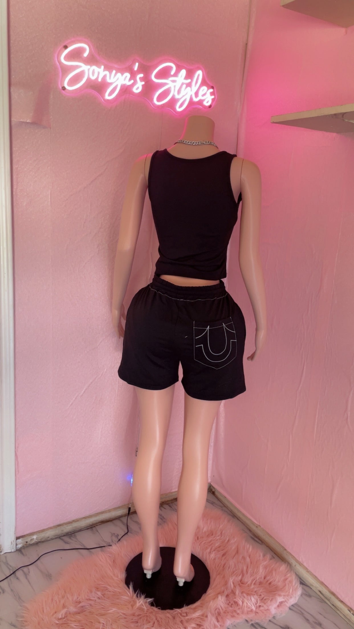 True Religion Inspired  Tank Short Sets