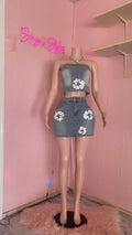 Denim Tears Inspired Skirt Set
