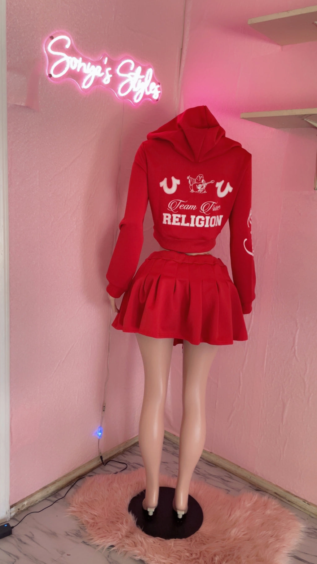 True Religion Inspired Skirt Set
