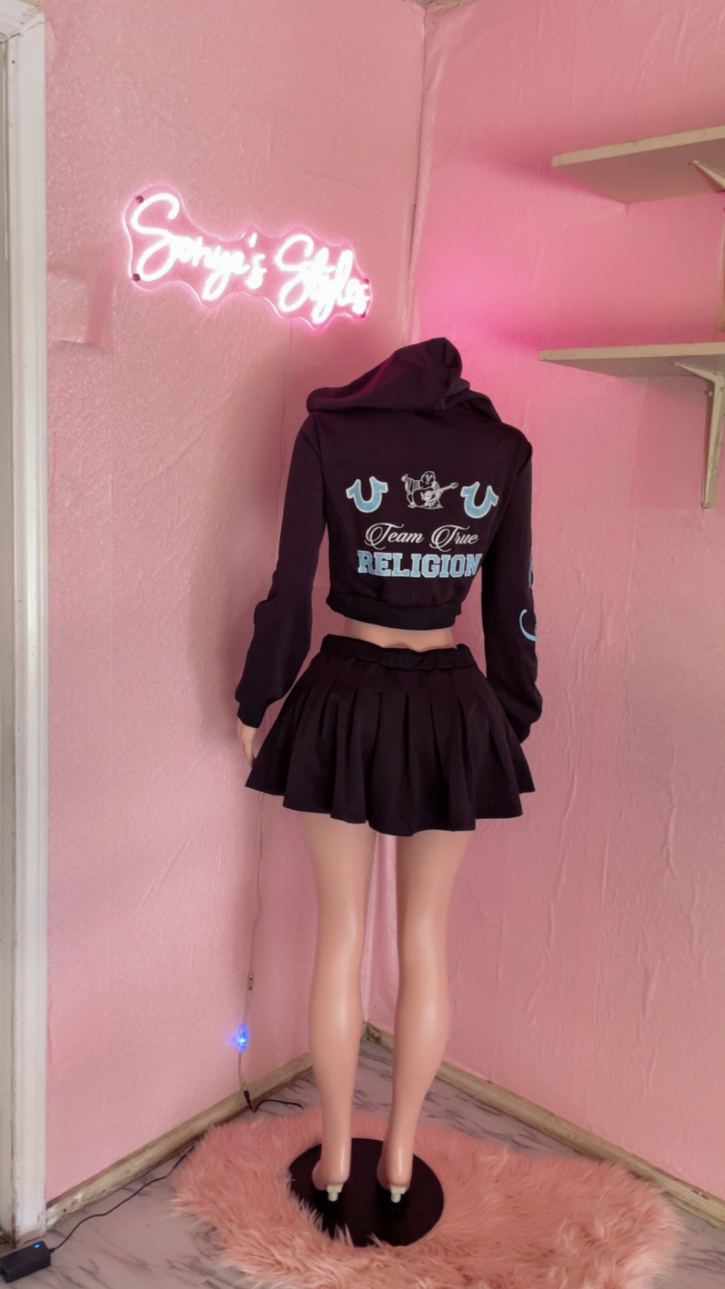 True Religion Inspired Skirt Set