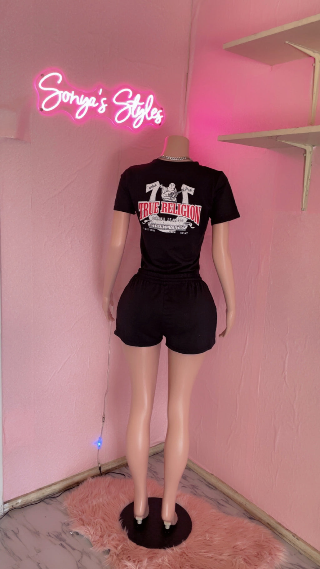 True Religion Inspired Short Sets