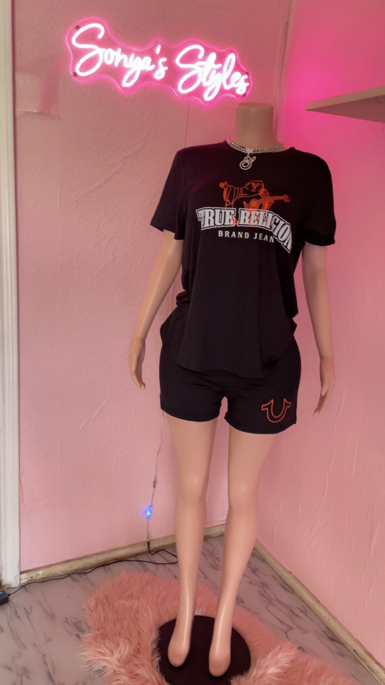 True Religion Inspired Short Sets