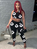 Denim Tears Inspired Crop Leggings Set