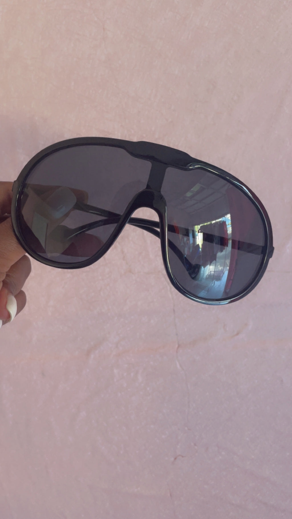 Y2K Oversized Cycling Sunglasses