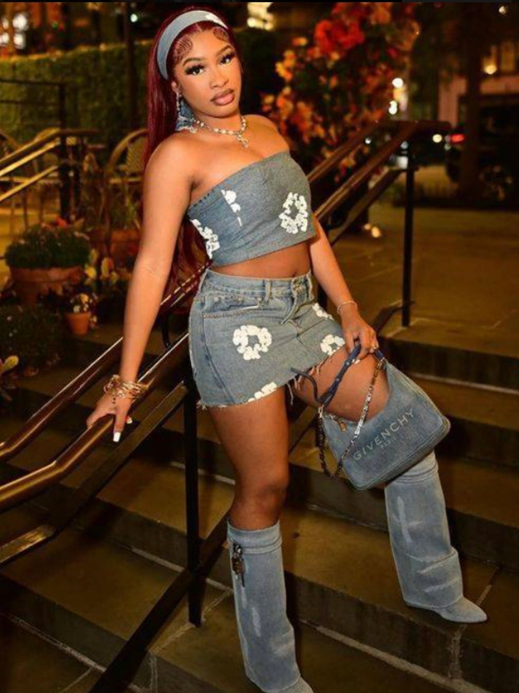 Denim Tears Skirt Set