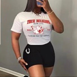 True Religion Short Sets