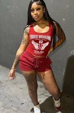 True Religion Tank Short Sets