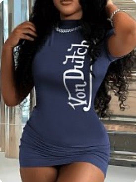 Von Dutch Short Sleeve Dress