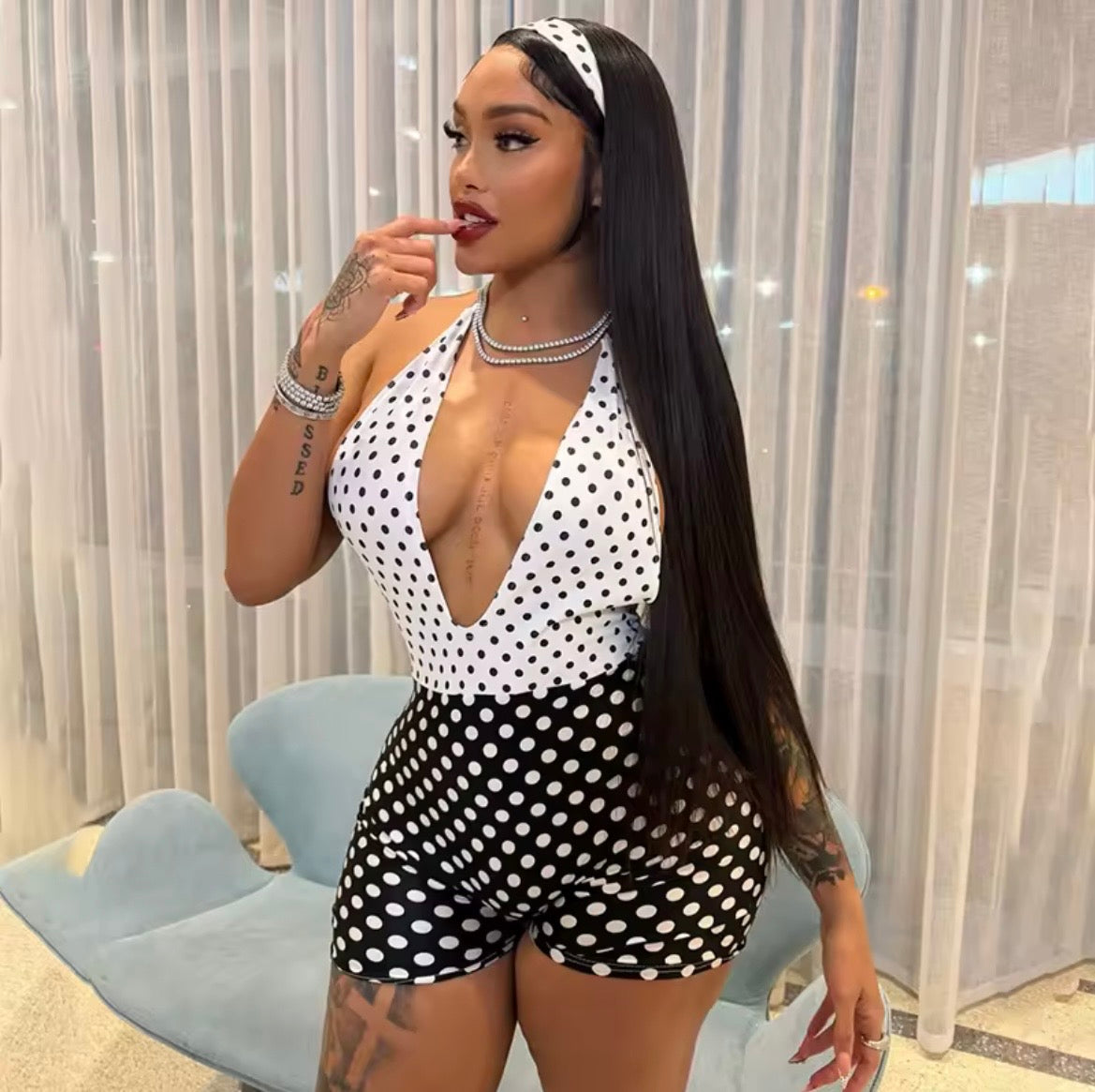 Polka Dot Rompers