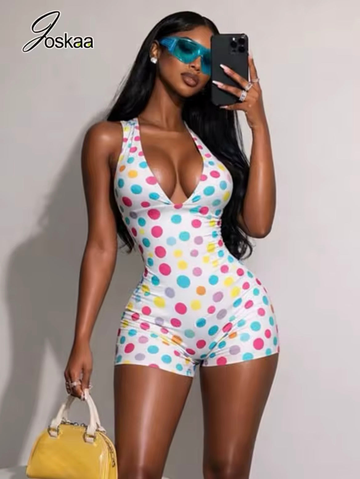 Candy Polka Dot Romper